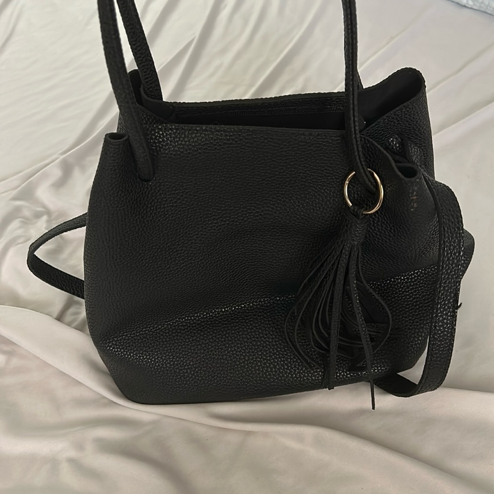 Slouchy black bag